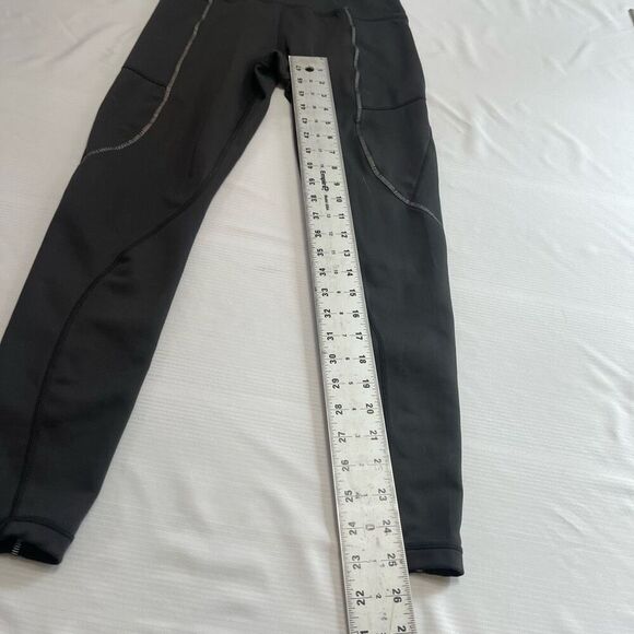 Sweaty Betty Therma Dark Grey Leggings Size 6 - Picture 5 of 8